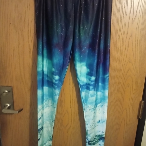COPY - Copy - Unbranded blue leggings 1x - Picture 1 of 2